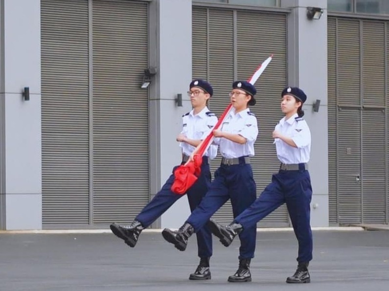 1st runner up in Joint school flag raising competition 2023